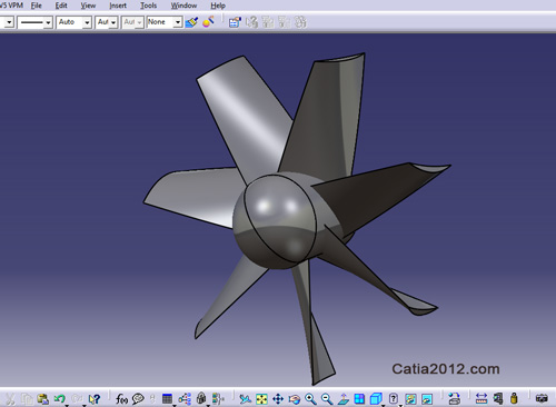 اموزش مدلسازی پره هواپیما در نرم افزار catia